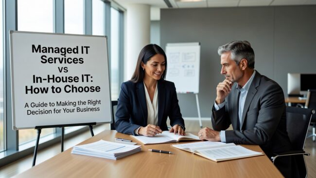 Managed IT Services vs In-House IT: How to Choose Featured Image Comparing managed IT services vs in-house IT? This practical guide covers real costs, trade-offs, and key questions to help you choose the right model.