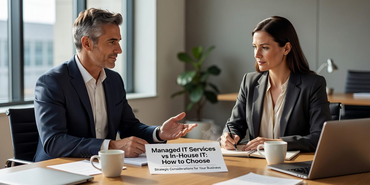 Managed IT Services vs In-House IT: How to Choose Featured Image Weighing managed IT services vs in-house IT? This guide breaks down the real trade-offs to help business owners make a practical, informed decision.