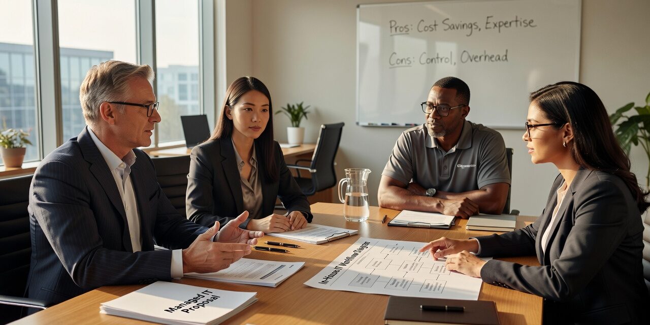 Managed IT Services vs In-House IT: How to Choose Featured Image Comparing managed IT services vs in-house IT? This guide breaks down costs, risks, and which model fits your business size and growth plans.