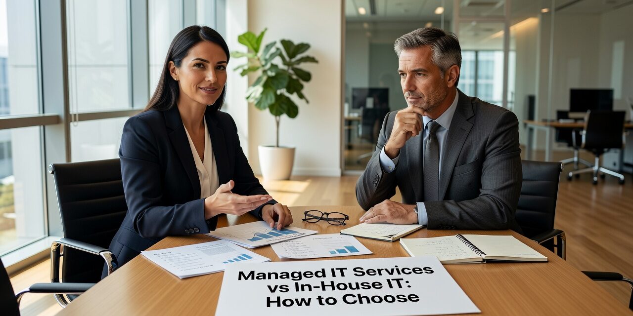 Managed IT Services vs In-House IT: How to Choose Featured Image Comparing managed IT services vs in-house IT? Learn which model fits your business, where each one falls short, and how co-managed IT fills the gap.