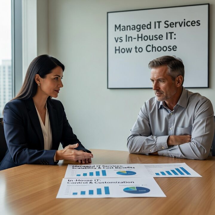 Managed IT Services vs In-House IT: How to Choose Featured Image Weighing managed IT services vs in-house IT? This practical guide helps business owners and managers choose the right model for their size and needs.