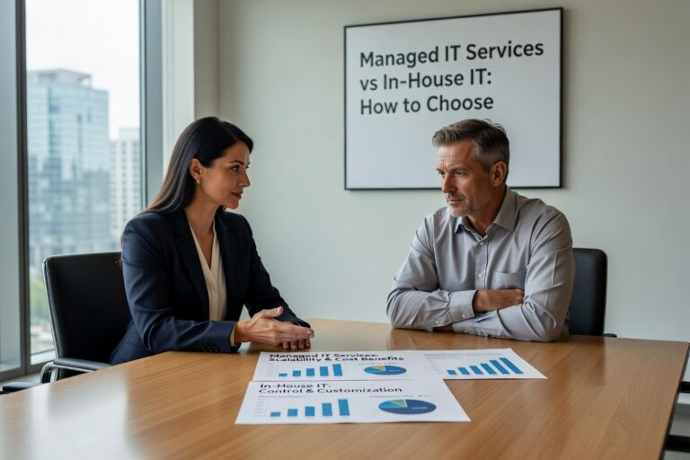 Weighing managed IT services vs in-house IT? This practical guide helps business owners and managers choose the right model for their size and needs.
