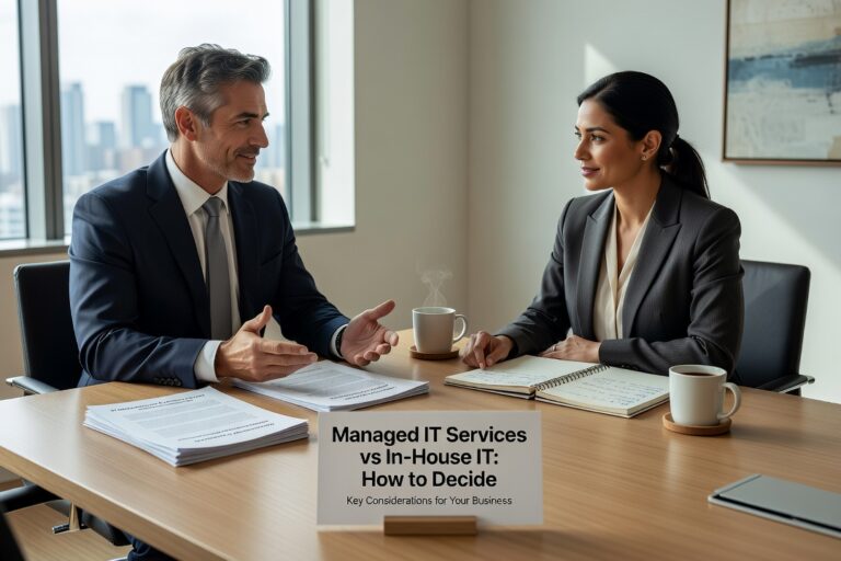 Managed IT Services vs In-House IT: How to Decide Featured Image Weighing managed IT services vs in-house IT? This practical guide helps business owners and managers make the right call for their size and risk level.