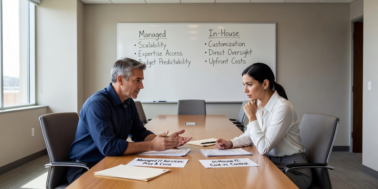 Comparing managed IT services vs in-house IT? This guide breaks down costs, coverage gaps, and how to choose the right model for your business.