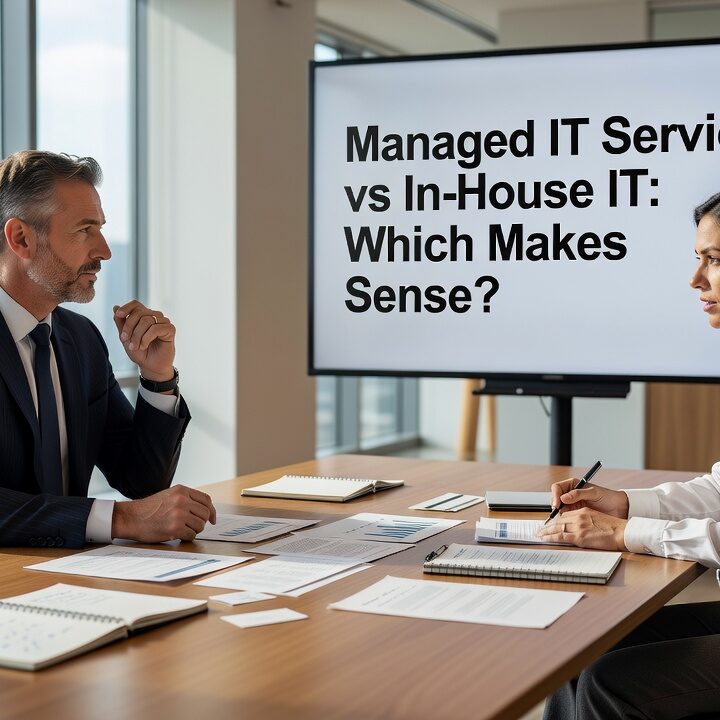 Managed IT Services vs In-House IT: Which Makes Sense? Featured Image Weighing managed IT services vs in-house IT? This guide breaks down real costs, coverage gaps, and which model fits a growing business.