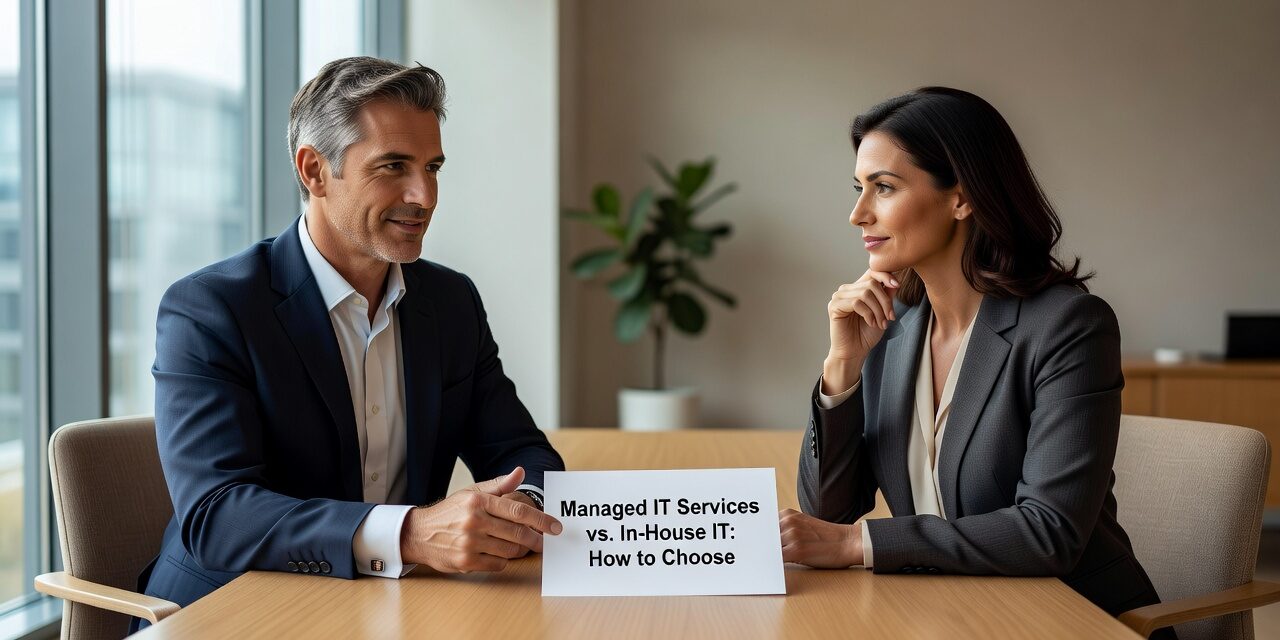 Weighing managed IT services vs. in-house IT? This guide helps business owners compare both models honestly — with real tradeoffs, not sales talk.