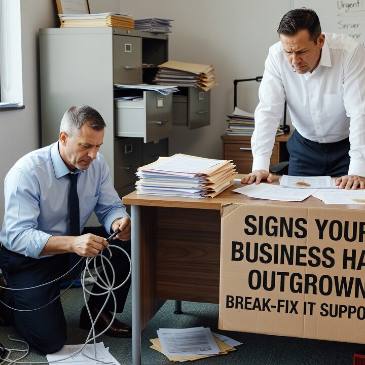 Signs Your Business Has Outgrown Break-Fix IT Support Featured Image Recurring outages, unpredictable IT costs, and ignored warning signs — learn when break-fix IT support stops working for your growing business.