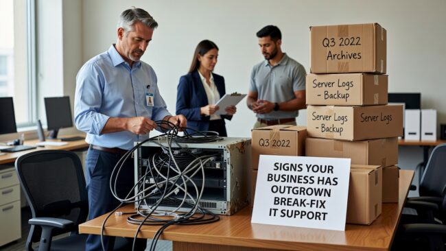 If IT problems keep coming back and response times are unpredictable, your business may have outgrown break-fix IT support. Here's how to recognize the signs.