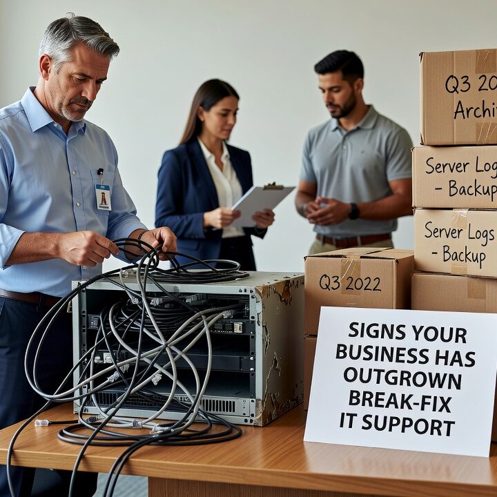 Signs Your Business Has Outgrown Break-Fix IT Support Featured Image If IT problems keep coming back and response times are unpredictable, your business may have outgrown break-fix IT support. Here's how to recognize the signs.