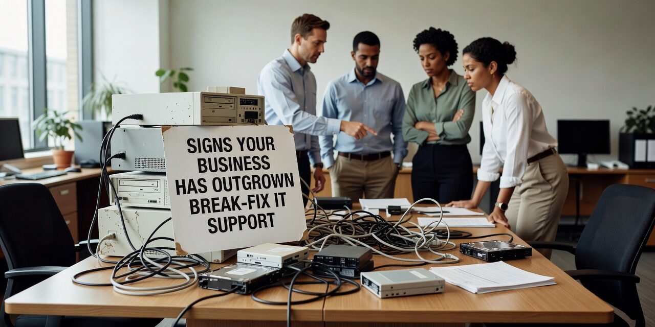 Signs Your Business Has Outgrown Break-Fix IT Support Featured Image Still using break-fix IT support? Learn the signs your business has outgrown it and what a better approach looks like for growing teams.