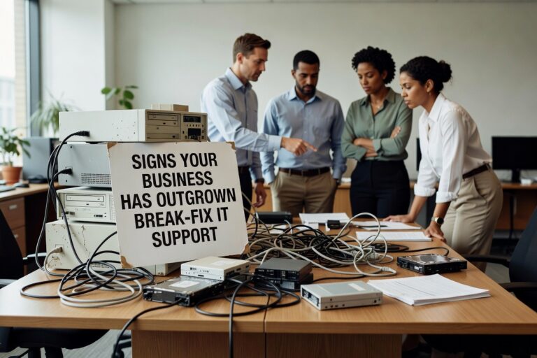 Signs Your Business Has Outgrown Break-Fix IT Support Featured Image Still using break-fix IT support? Learn the signs your business has outgrown it and what a better approach looks like for growing teams.