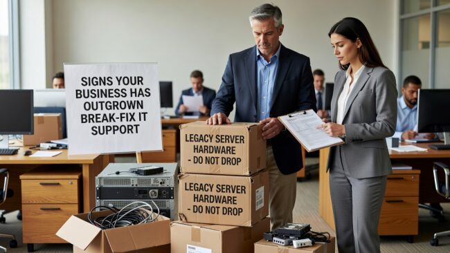 Signs Your Business Has Outgrown Break-Fix IT Support Featured Image Still on break-fix IT support? Learn the key signs your business has outgrown it and what a proactive support model actually looks like.