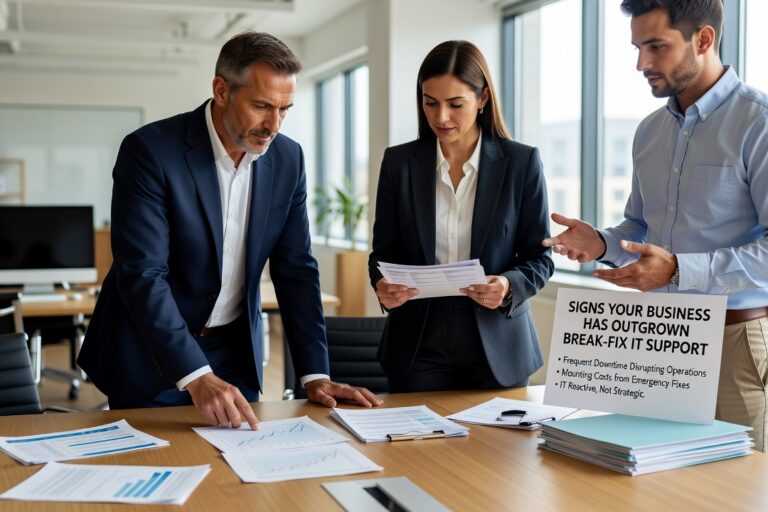 Signs Your Business Has Outgrown Break-Fix IT Support Featured Image Recurring IT problems, no proactive monitoring, slow response times — here are the clearest signs your business has outgrown break-fix IT support.