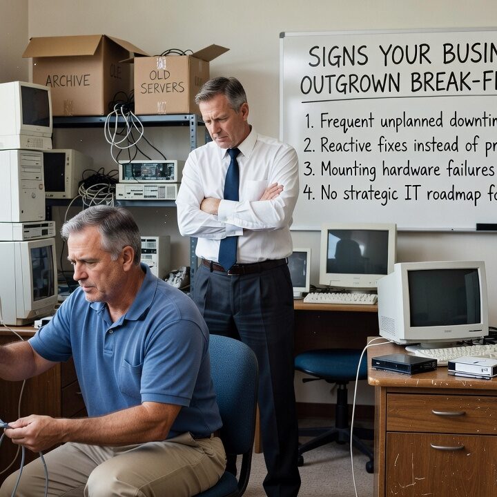 Signs Your Business Has Outgrown Break-Fix IT Support Featured Image Still using break-fix IT? Learn the clearest signs your business has outgrown that model and what a smarter IT support approach looks like.