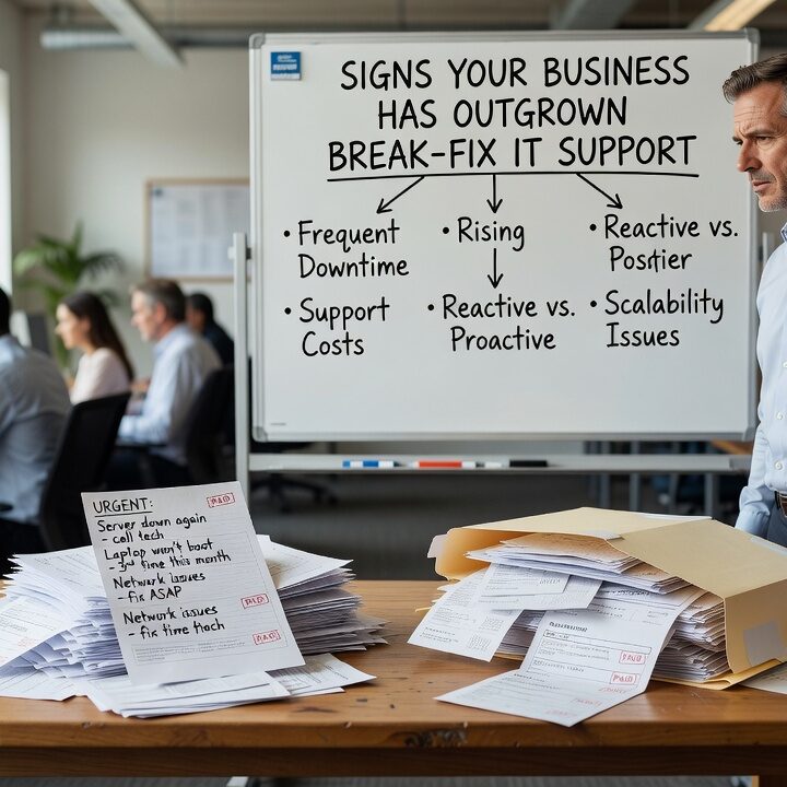 Signs Your Business Has Outgrown Break-Fix IT Support Featured Image Recognize the signs your business has outgrown break-fix IT support and learn when it's time to switch to a more proactive approach.