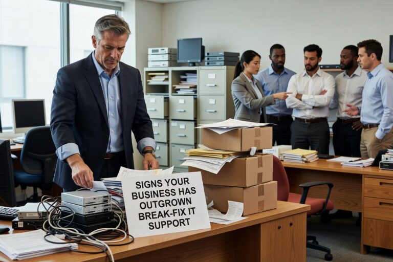Signs Your Business Has Outgrown Break-Fix IT Support Featured Image Still calling for IT help only when something breaks? These signs show your business has outgrown break-fix IT support—and what to do about it.