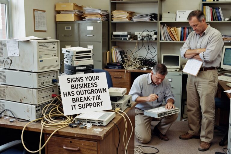 Still using break-fix IT support? Learn the signs your business has outgrown it — and what the real costs of staying reactive look like.