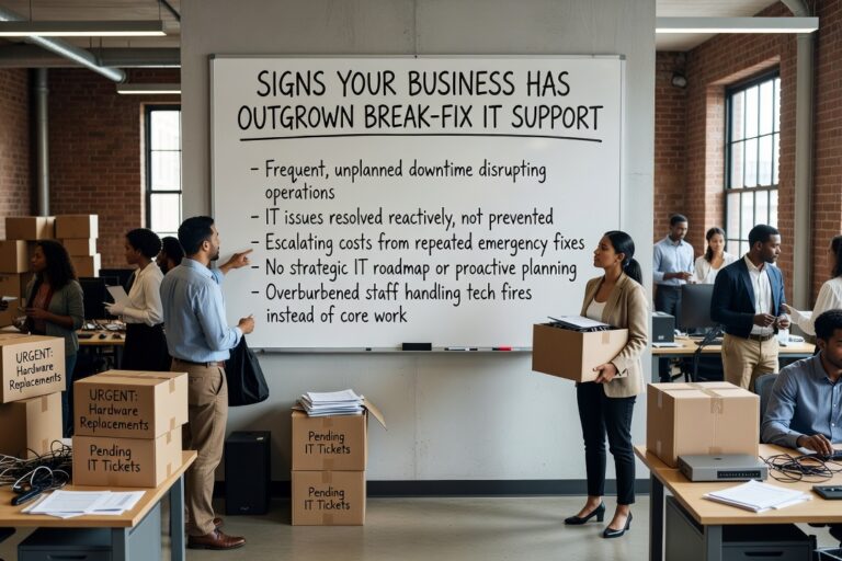 Signs Your Business Has Outgrown Break-Fix IT Support Featured Image Still using break-fix IT support? Learn the key signs your business has outgrown it and what a smarter IT support model looks like.