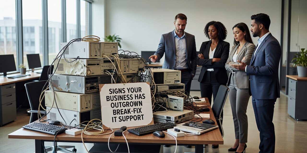 Still on break-fix IT? Learn the clear signs your business has outgrown reactive support and what a managed model actually changes.