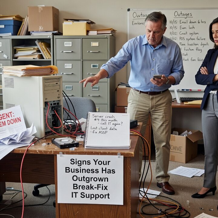 Signs Your Business Has Outgrown Break-Fix IT Support Featured Image Learn the clear signs your business has outgrown break-fix IT support and how to decide when a managed IT model makes more operational sense.