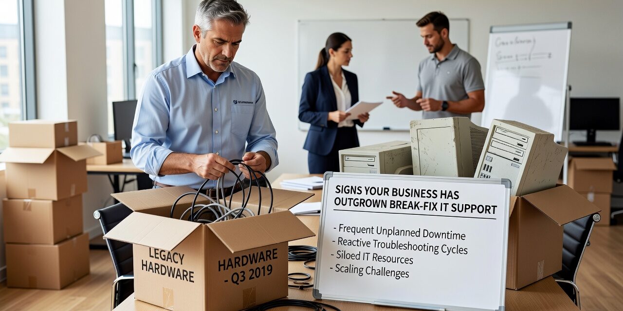 Signs Your Business Has Outgrown Break-Fix IT Support Featured Image Recurring IT problems, slow response times, no visibility into your systems — here are the signs your business has outgrown break-fix IT support.