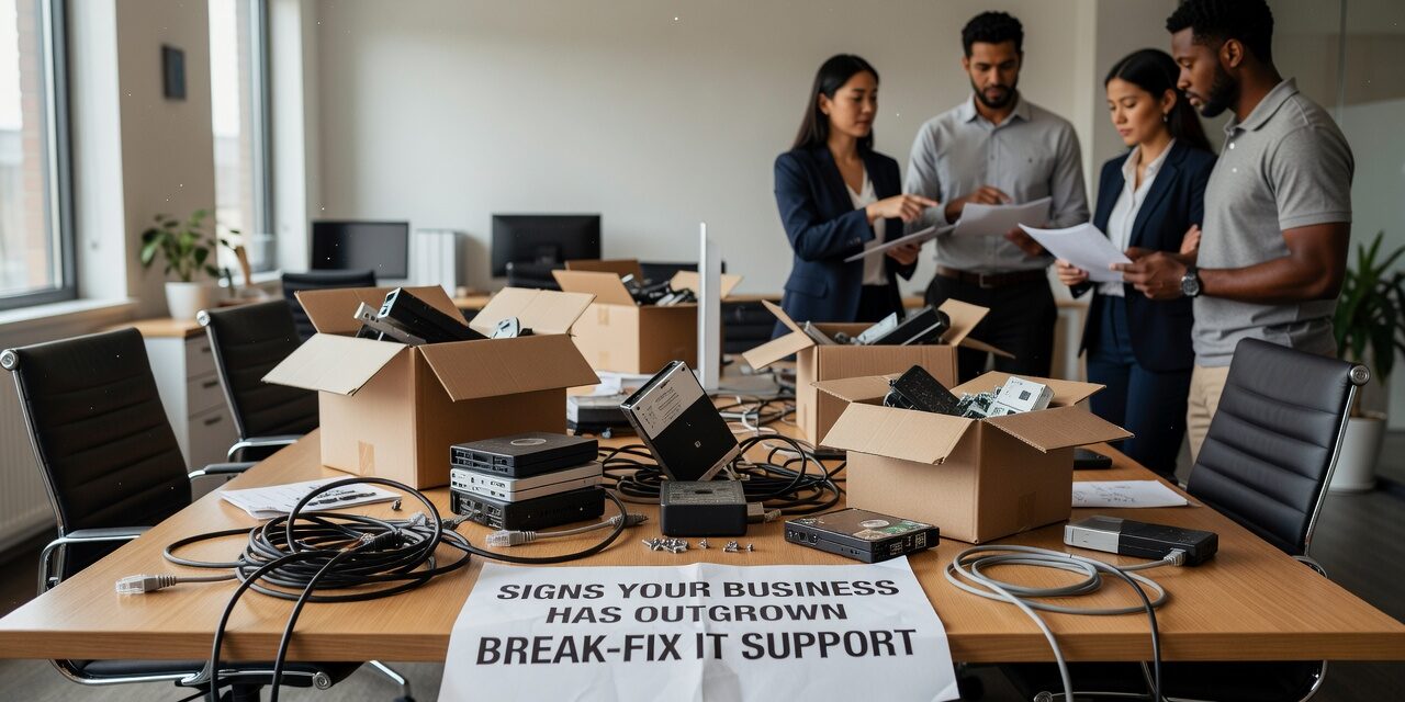 Signs Your Business Has Outgrown Break-Fix IT Support Featured Image Still using break-fix IT support? These signs indicate your business has outgrown the on-demand model and needs a more proactive approach.
