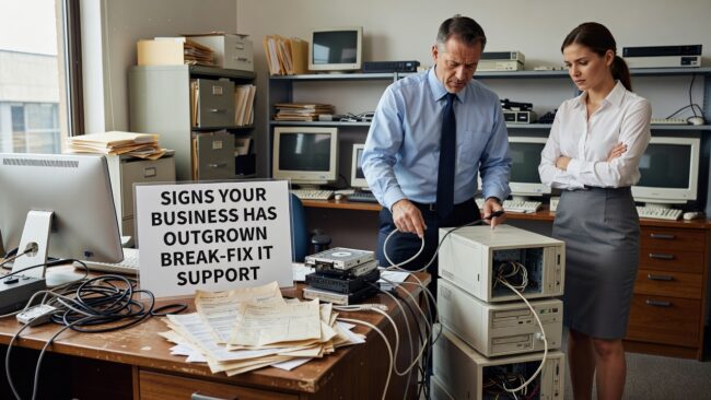 Signs Your Business Has Outgrown Break-Fix IT Support Featured Image Still calling IT only when something breaks? Learn the key signs your business has outgrown break-fix IT support and what to consider next.