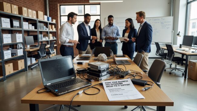Recognize the signs your business has outgrown break-fix IT support and learn what proactive IT management actually costs — and saves.