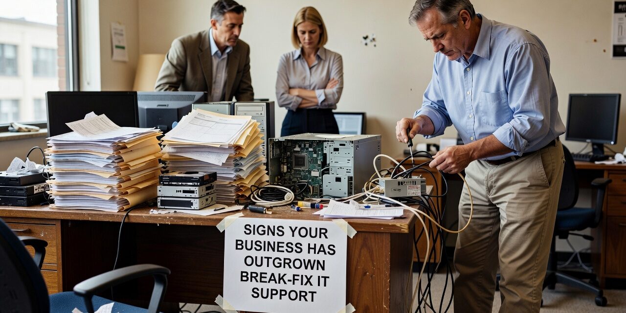 Signs Your Business Has Outgrown Break-Fix IT Support Featured Image Not sure if break-fix IT still works for your business? Learn the signs you've outgrown it and what a better support model looks like.