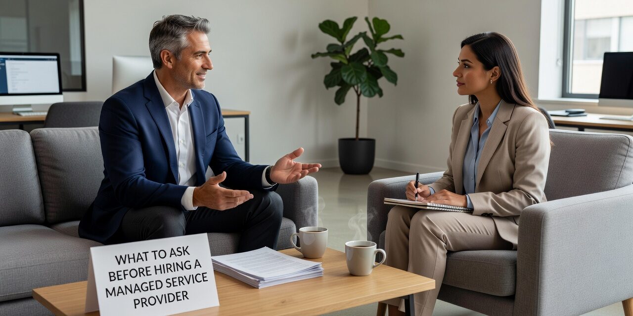 What to Ask Before Hiring a Managed Service Provider Featured Image Know what to ask before hiring a managed service provider. Practical questions on scope, response times, security, and contract terms for business owners.