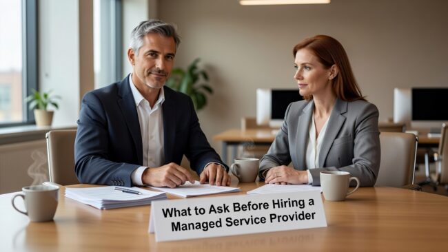 What to Ask Before Hiring a Managed Service Provider Featured Image Know what to ask before hiring a managed service provider. These questions help business owners avoid common mistakes and find reliable IT support.