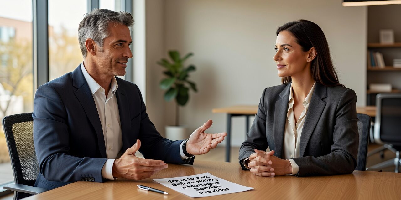 What to Ask Before Hiring a Managed Service Provider Featured Image Before hiring a managed service provider, ask these practical questions about response times, security, vendor coordination, and contract terms.