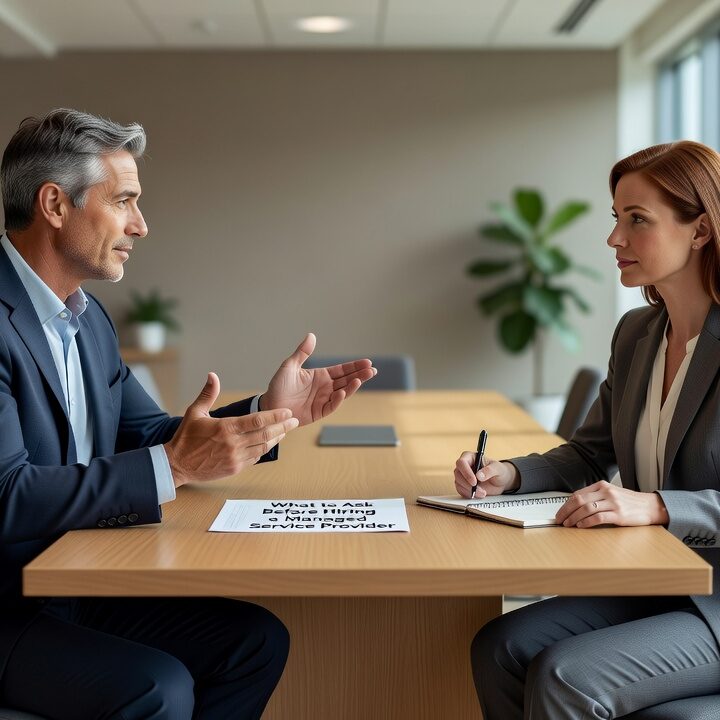 Know what to ask before hiring a managed service provider. Covers scope, SLAs, security responsibilities, backups, and contract red flags.
