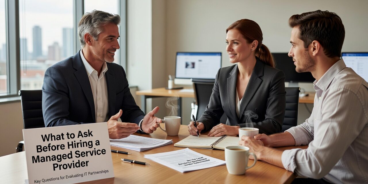 What to Ask Before Hiring a Managed Service Provider Featured Image Know what to ask before hiring a managed service provider. Practical questions on support, security, contracts, and onboarding for business decision-makers.
