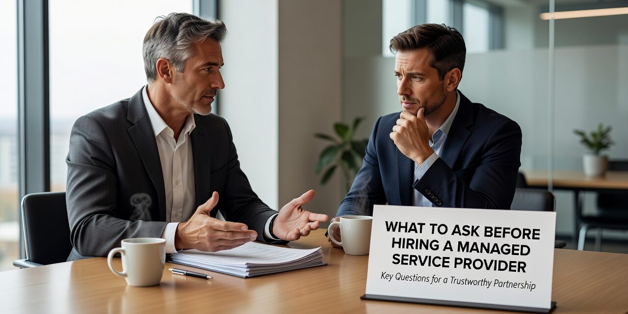 What to Ask Before Hiring a Managed Service Provider Featured Image Know what to ask before hiring a managed service provider. Practical questions on contracts, response times, onboarding, and exit terms for business owners.