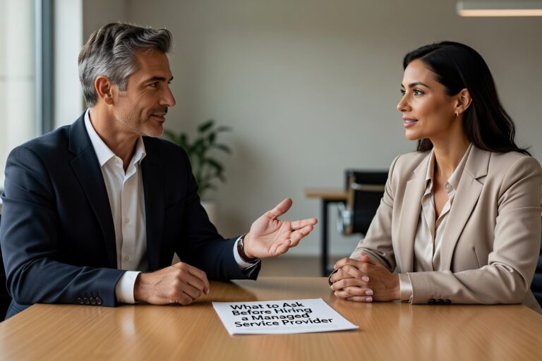 Know what to ask before hiring a managed service provider. This guide covers SLAs, scope, contracts, and blind spots that trip up most businesses.