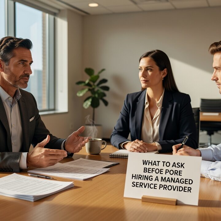 Before hiring an IT provider, ask these practical questions about service scope, security, backups, communication, and contracts. A guide for business decision-makers.