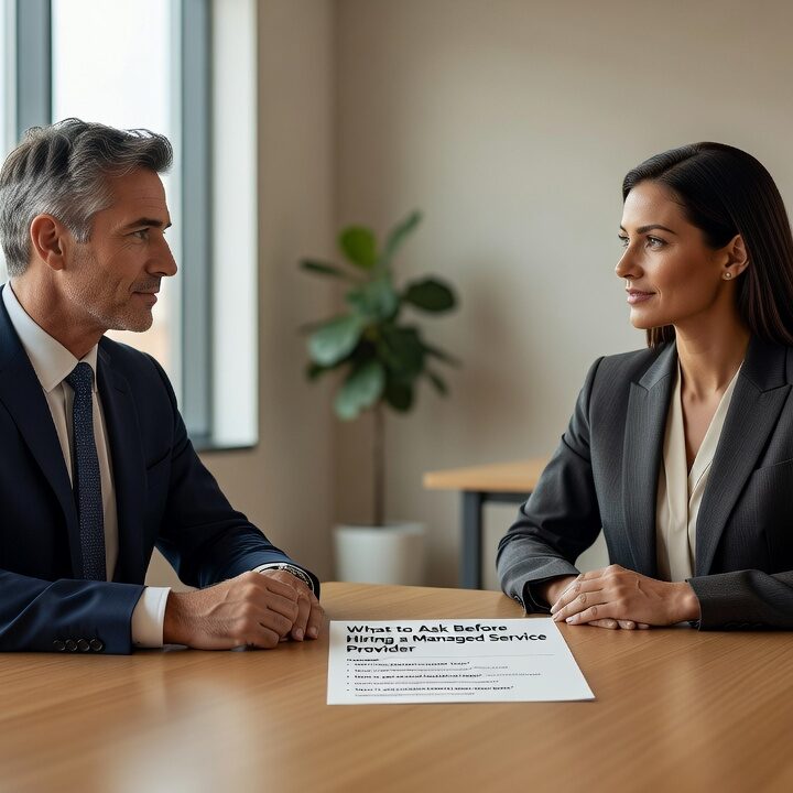 What to Ask Before Hiring a Managed Service Provider Featured Image Know what to ask before hiring a managed service provider. A practical guide for business owners evaluating IT support contracts and coverage.