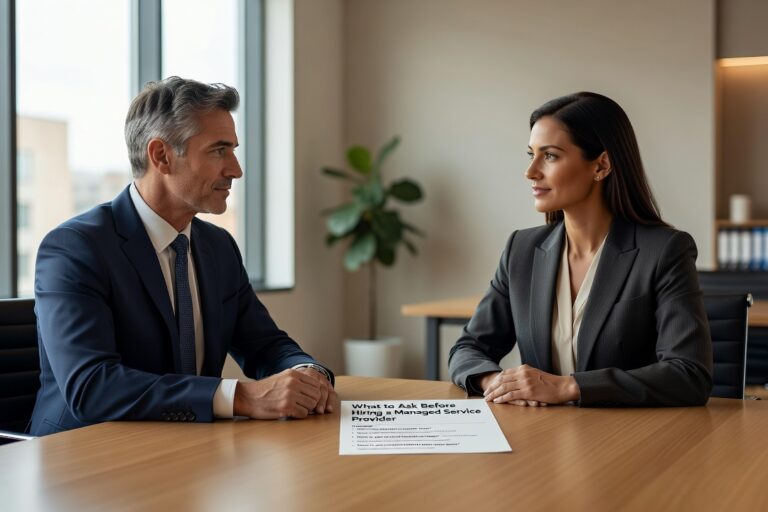 Know what to ask before hiring a managed service provider. A practical guide for business owners evaluating IT support contracts and coverage.