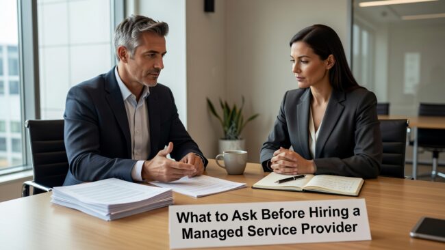 What to Ask Before Hiring a Managed Service Provider Featured Image Before hiring a managed service provider, ask these practical questions about support, security, monitoring, and contracts to avoid costly mistakes.