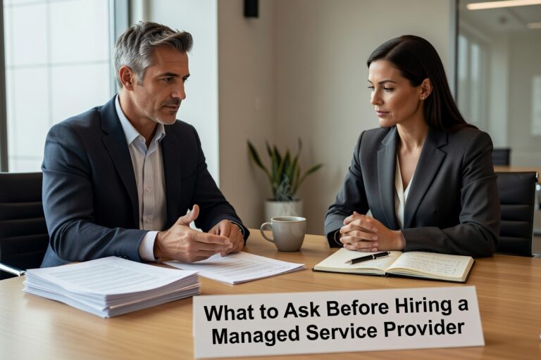 What to Ask Before Hiring a Managed Service Provider Featured Image Before hiring a managed service provider, ask these practical questions about support, security, monitoring, and contracts to avoid costly mistakes.