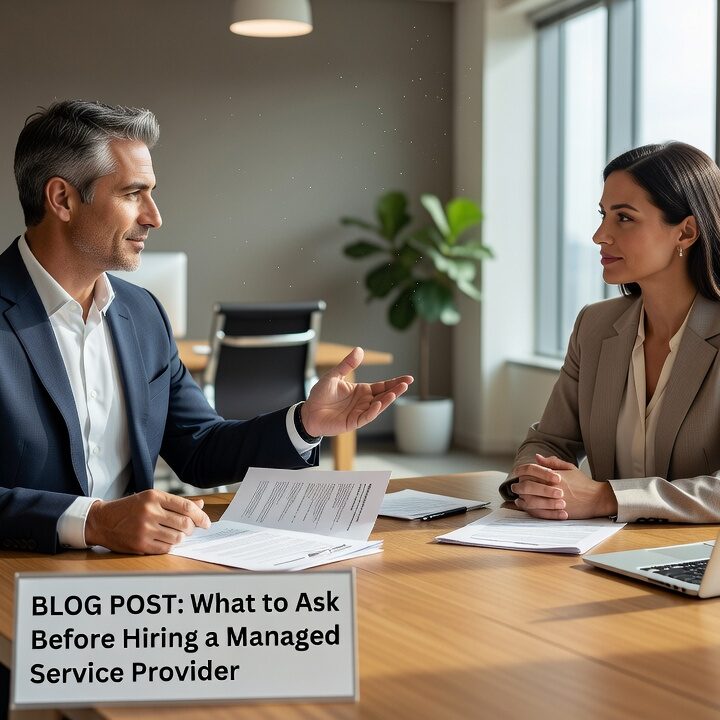Before hiring a managed service provider, ask these questions about SLAs, security, onboarding, and reporting. A practical guide for business decision-makers.