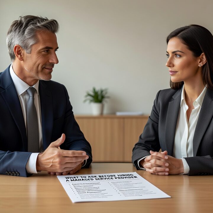 What to Ask Before Hiring a Managed Service Provider Featured Image Before hiring an MSP, ask these practical questions about scope, SLAs, cybersecurity, and onboarding to avoid common and costly mistakes.