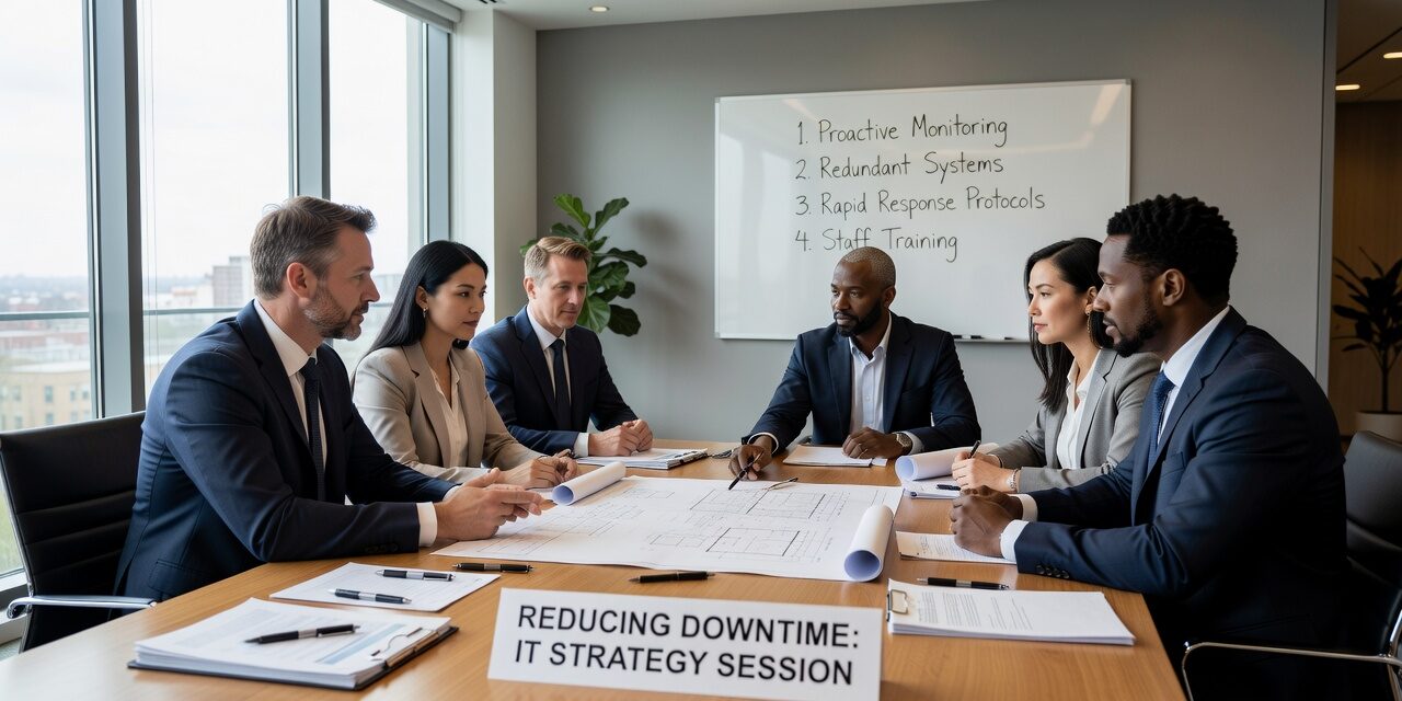 How to Reduce Business Downtime From IT Issues Featured Image Practical steps to reduce business downtime from IT issues—covering monitoring, vendor accountability, backups, and help desk response standards.