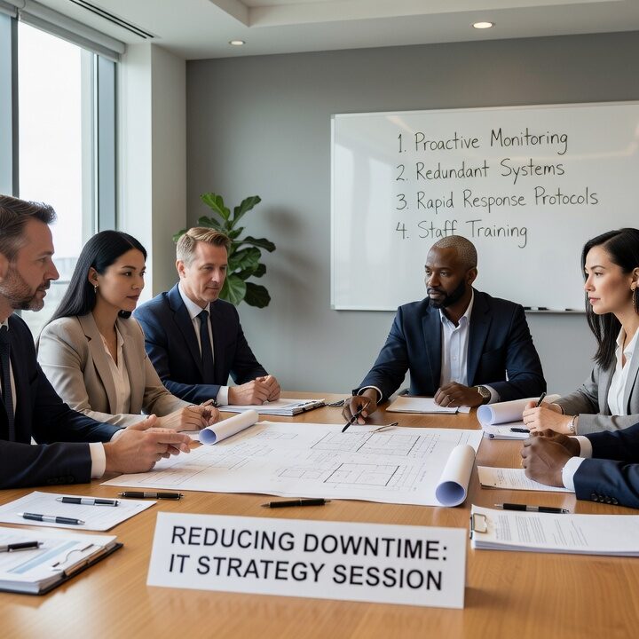 Practical steps to reduce business downtime from IT issues—covering monitoring, vendor accountability, backups, and help desk response standards.