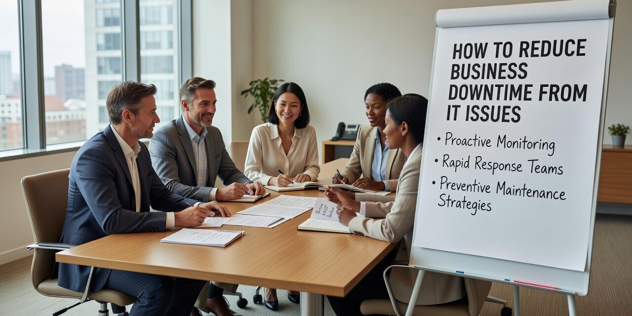 How to Reduce Business Downtime From IT Issues Featured Image Learn how to reduce business downtime from IT issues with practical steps covering backups, network reliability, monitoring, and recovery planning.