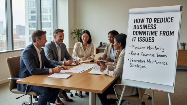 How to Reduce Business Downtime From IT Issues Featured Image Learn how to reduce business downtime from IT issues with practical steps covering backups, network reliability, monitoring, and recovery planning.