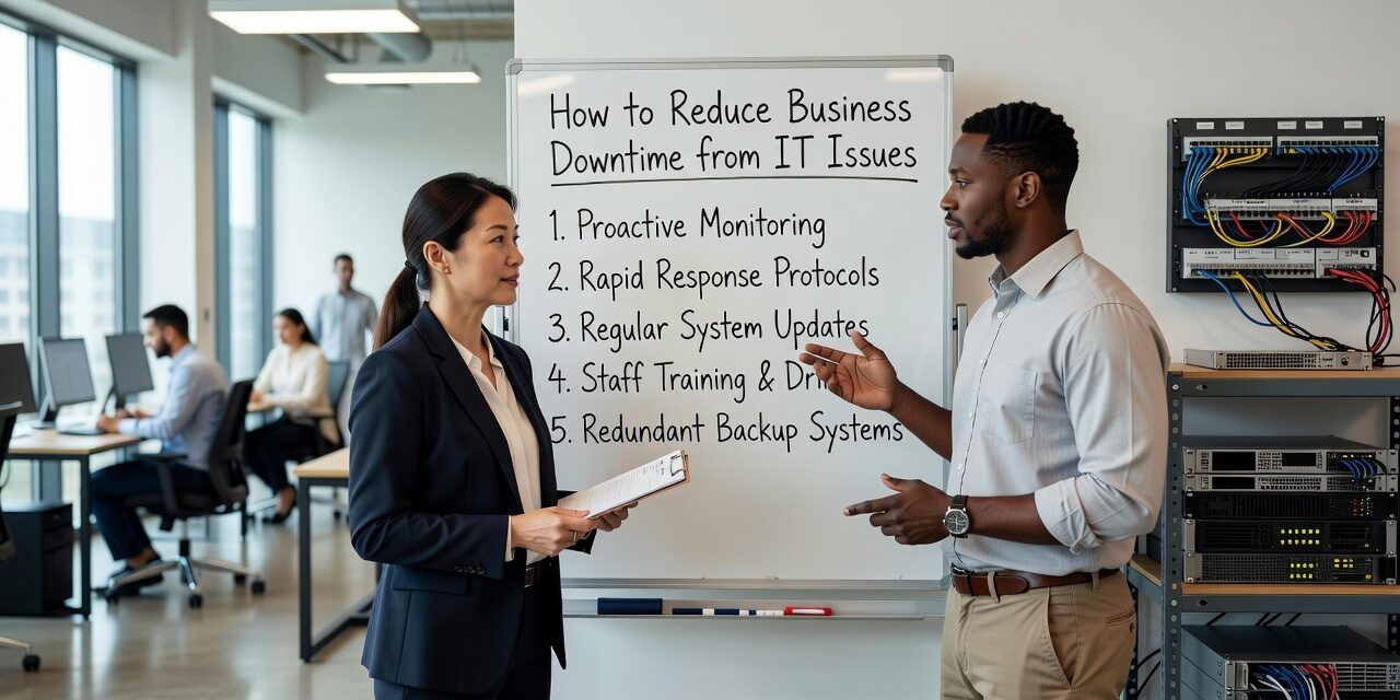 How to Reduce Business Downtime from IT Issues Featured Image Learn practical steps to reduce business downtime from IT issues — including what proactive maintenance looks like and how to prioritize your biggest gaps.