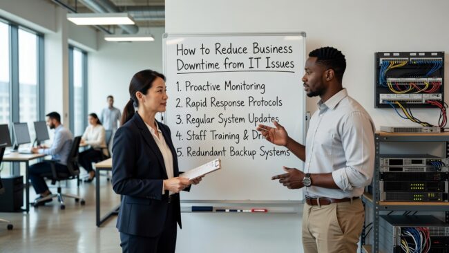 Learn practical steps to reduce business downtime from IT issues — including what proactive maintenance looks like and how to prioritize your biggest gaps.