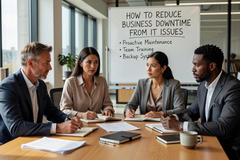 How to Reduce Business Downtime from IT Issues Featured Image Learn practical steps to reduce business downtime from IT issues, including common causes, prevention habits, and what proactive IT support actually looks like.